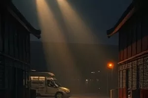剧情片《回声谷》封面：山谷间层层叠叠的回声壁
