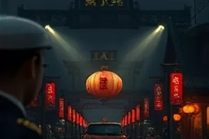 生活剧《巷口面馆》封面：深夜亮着灯的小店与蒸汽